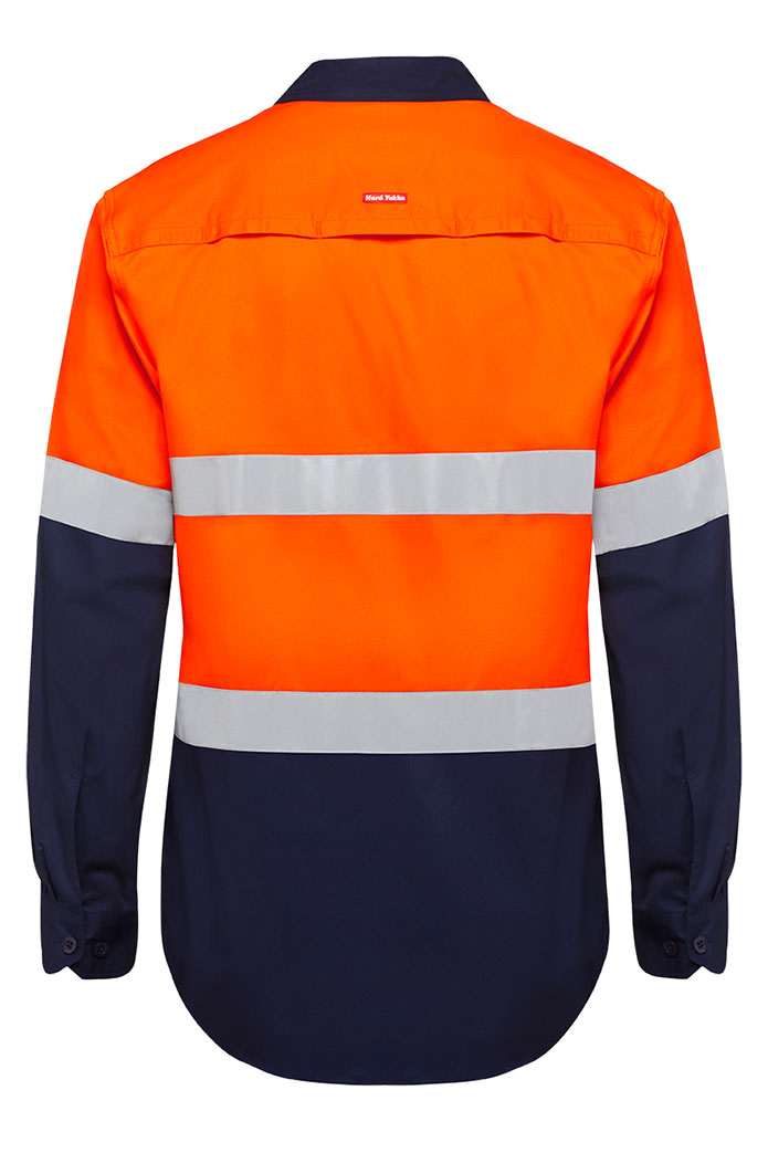 Hard Yakka Vented Long Sleeved Shirt with Tape