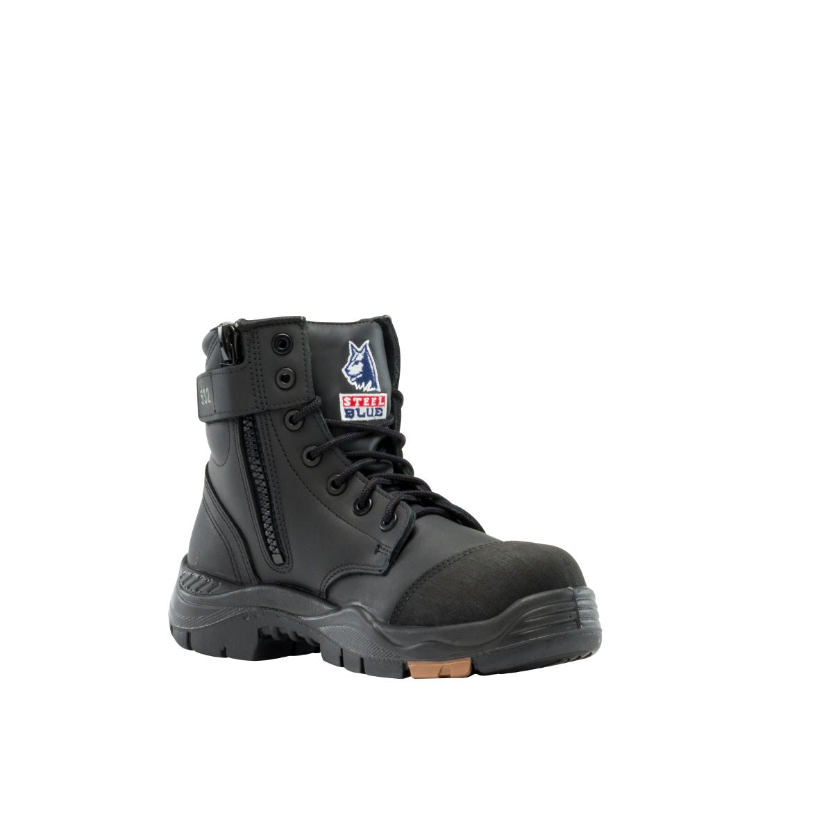 Steel Blue Argyle Safety Boot Zip Composite