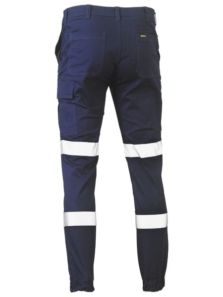 Bisley Stretch Cuffed Cargo Pant with Tape