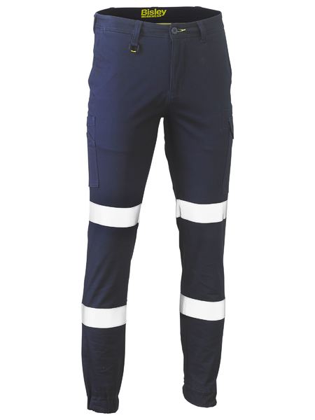 Bisley Stretch Cuffed Cargo Pant with Tape