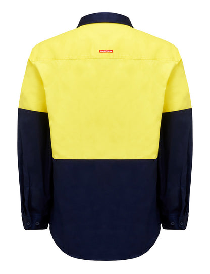 Hard Yakka Long Sleeved HiVis Shirt
