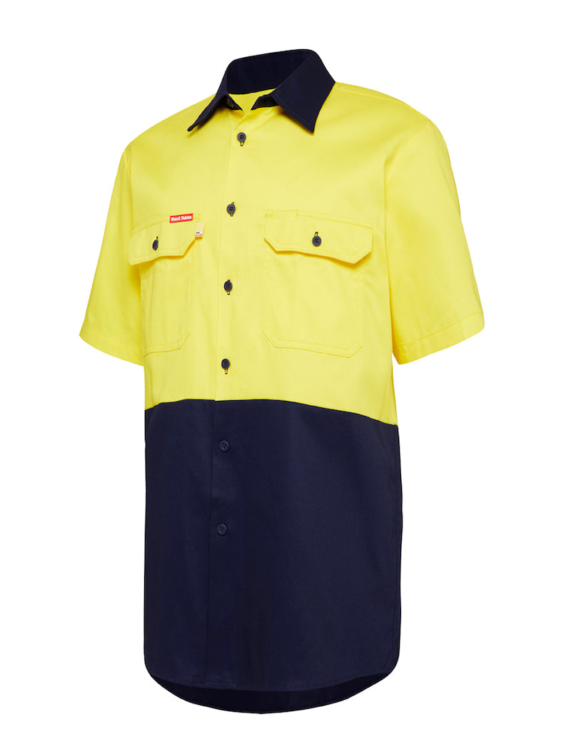 Hard Yakka Short Sleeved HiVis Shirt