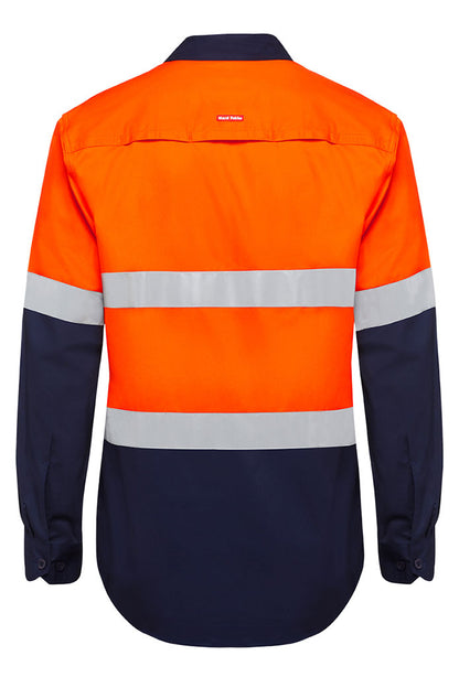 Hard Yakka Vented Long Sleeved Shirt with Tape