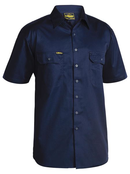 Bisley Cool Lightweight Short Sleeved Drill Shirt