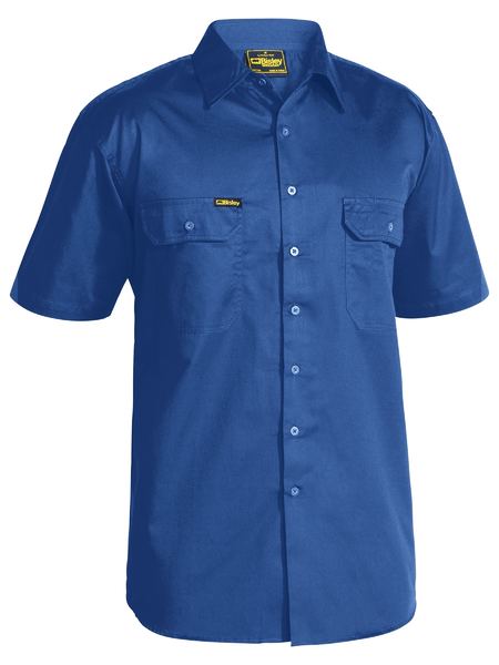 Bisley Cool Lightweight Short Sleeved Drill Shirt