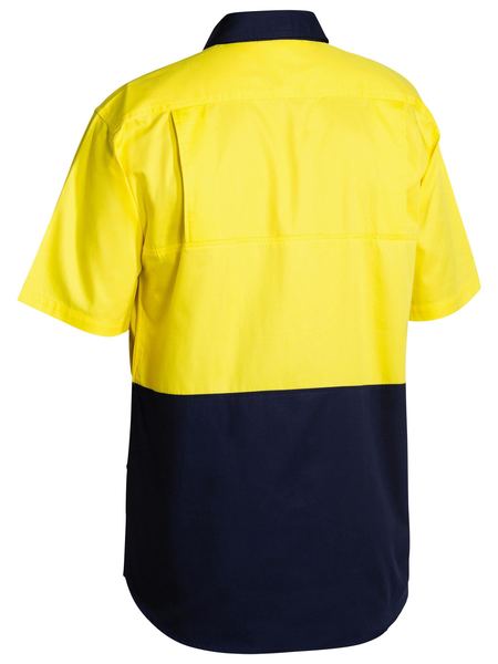 Bisley HiVis Lightweight Short Sleeved Vented Shirt