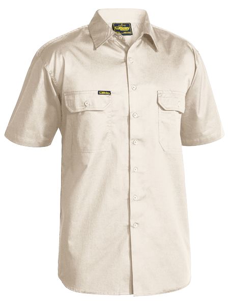 Bisley Cool Lightweight Short Sleeved Drill Shirt