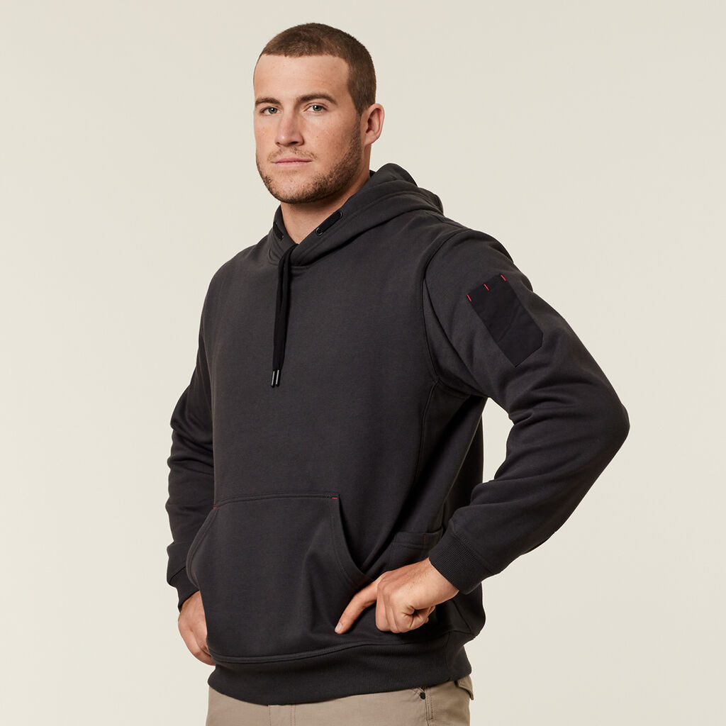 Hard Yakka Plain Fleece Hoodie